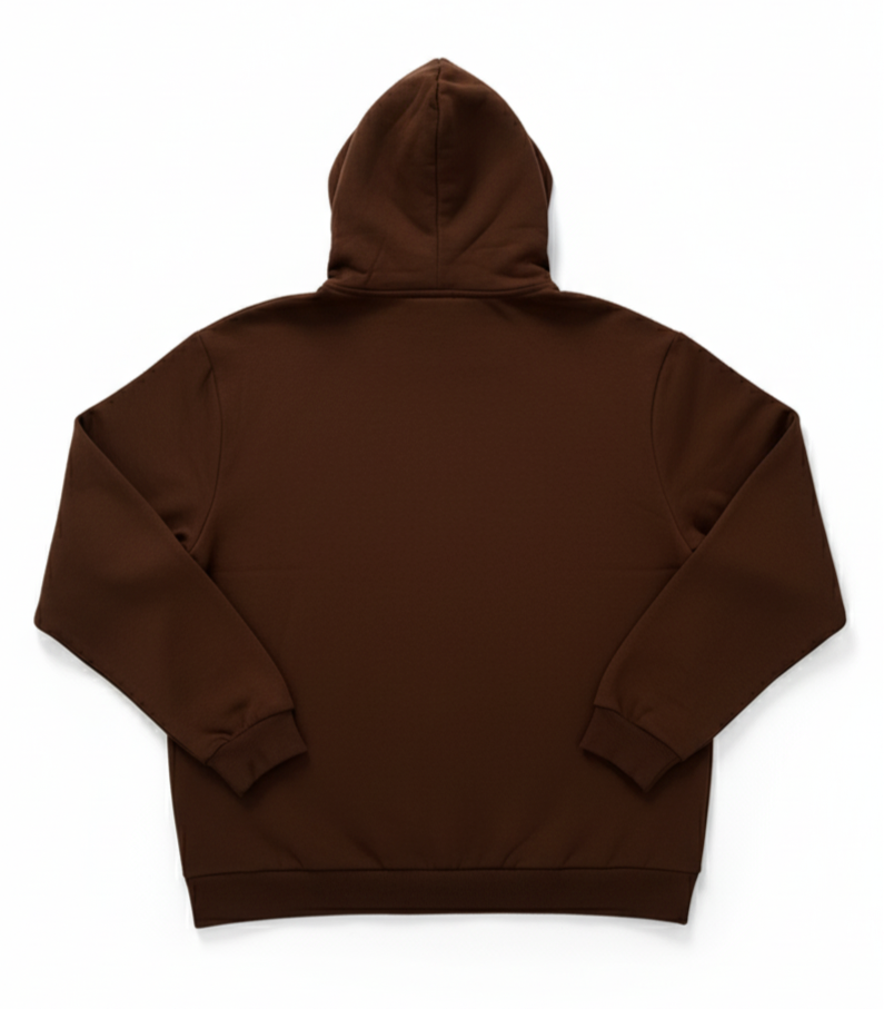 SUDADERA CON CAPUCHA BROWN TM
