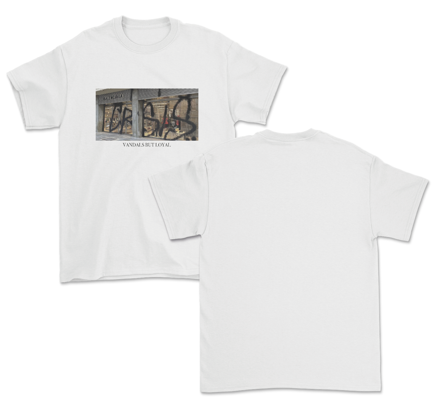 CAMISETA CRISIS BLANCA