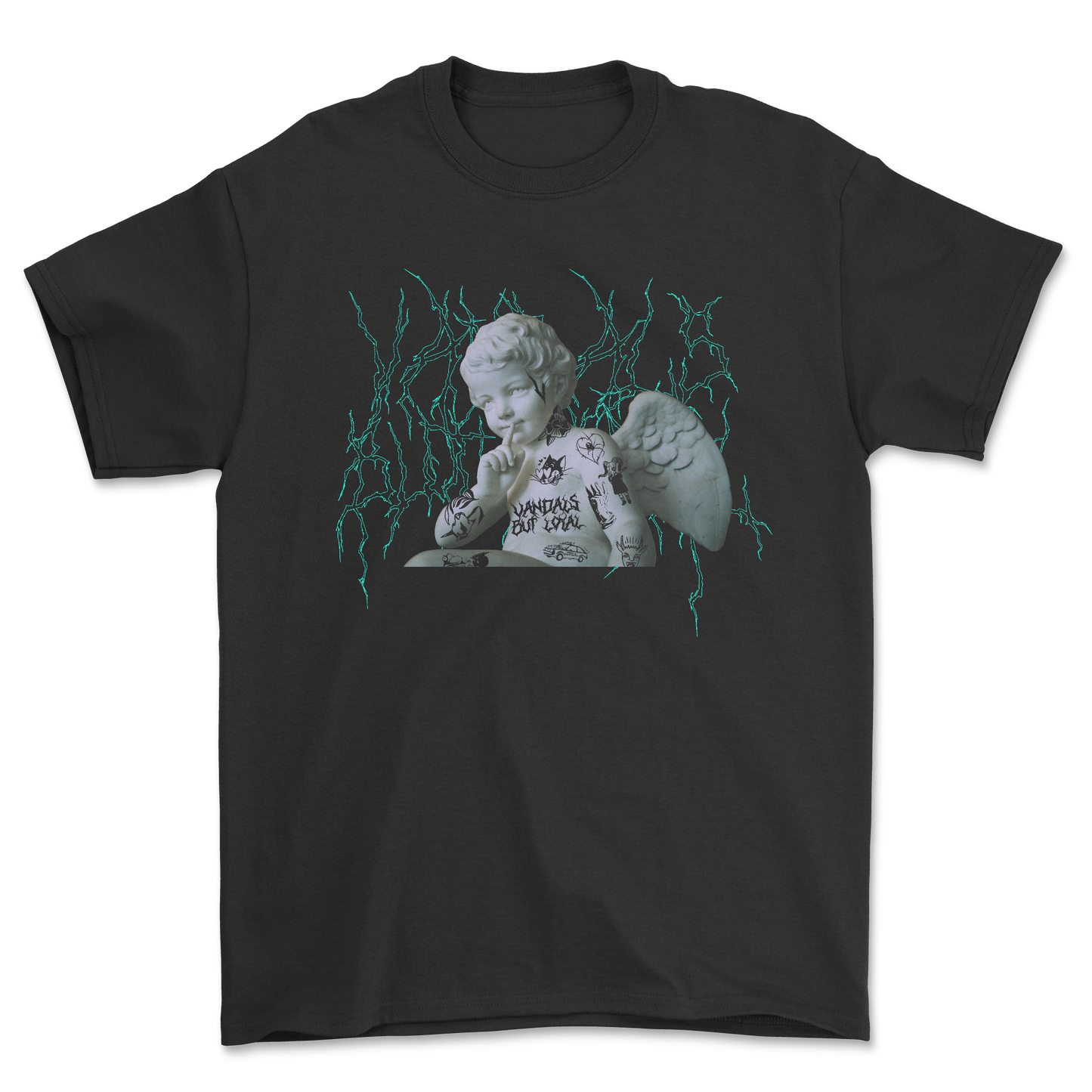 CAMISETA HEAVEN NEGRA