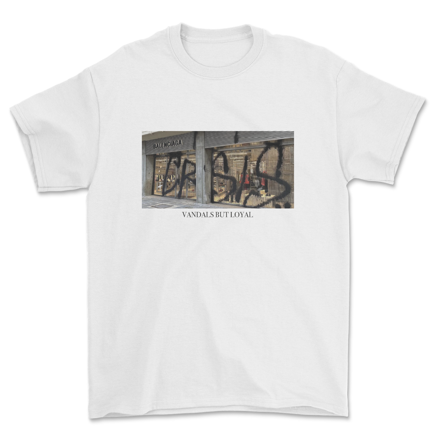 CAMISETA CRISIS BLANCA