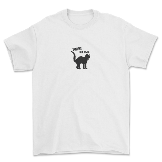 CAMISETA BLACK CAT BLANCA