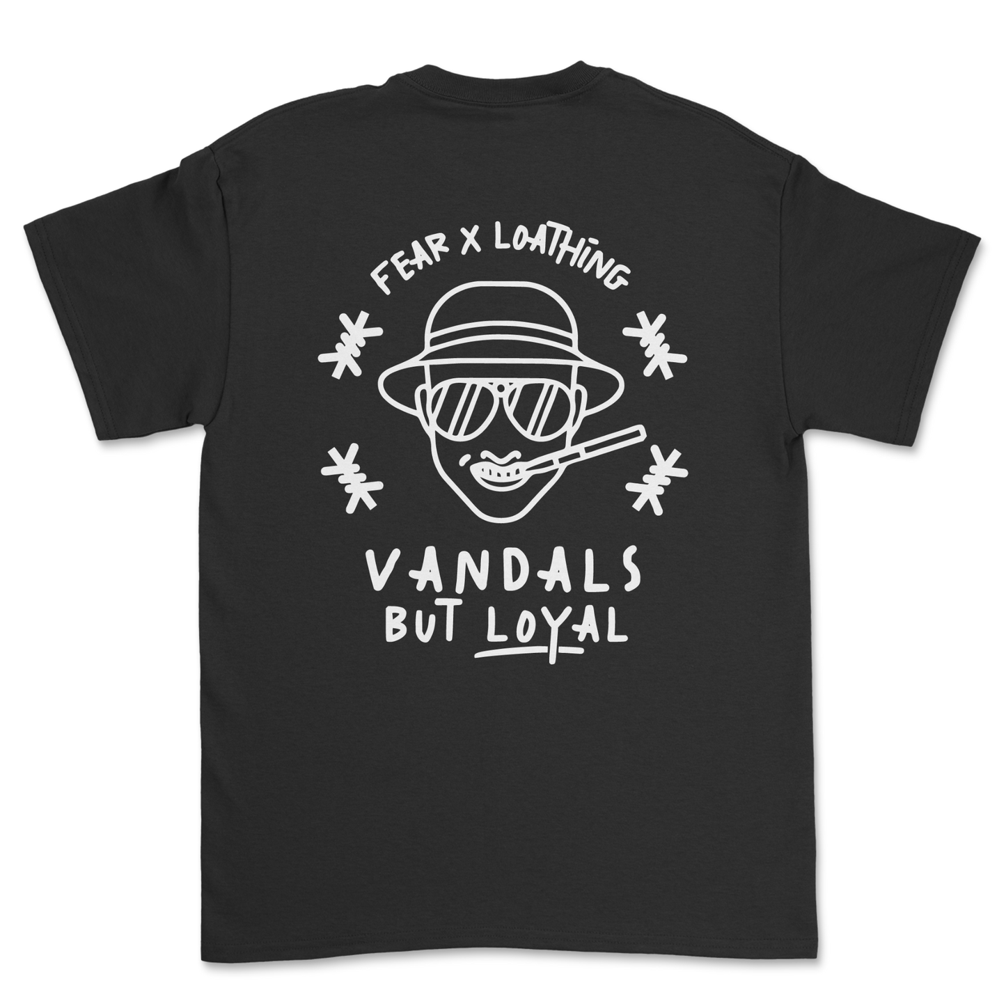 CAMISETA FEAR X LOATHING NEGRA