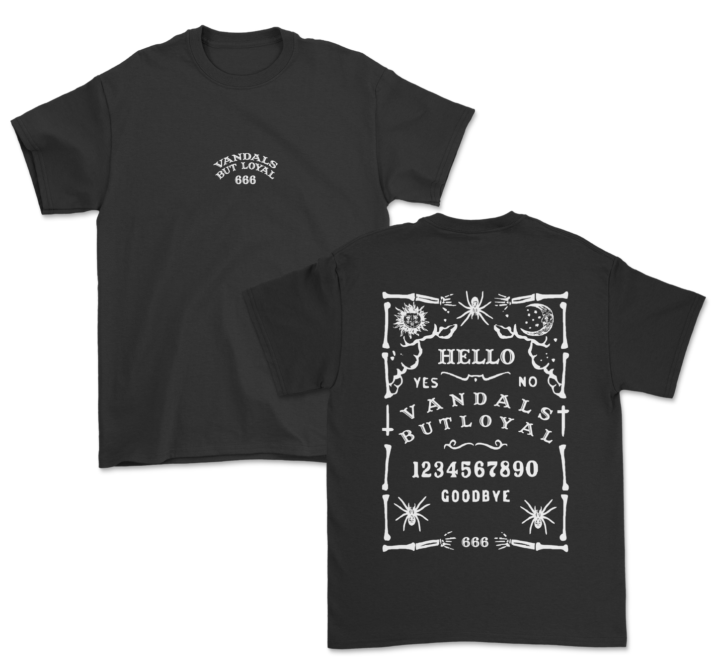 CAMISETA OUIJA NEGRA