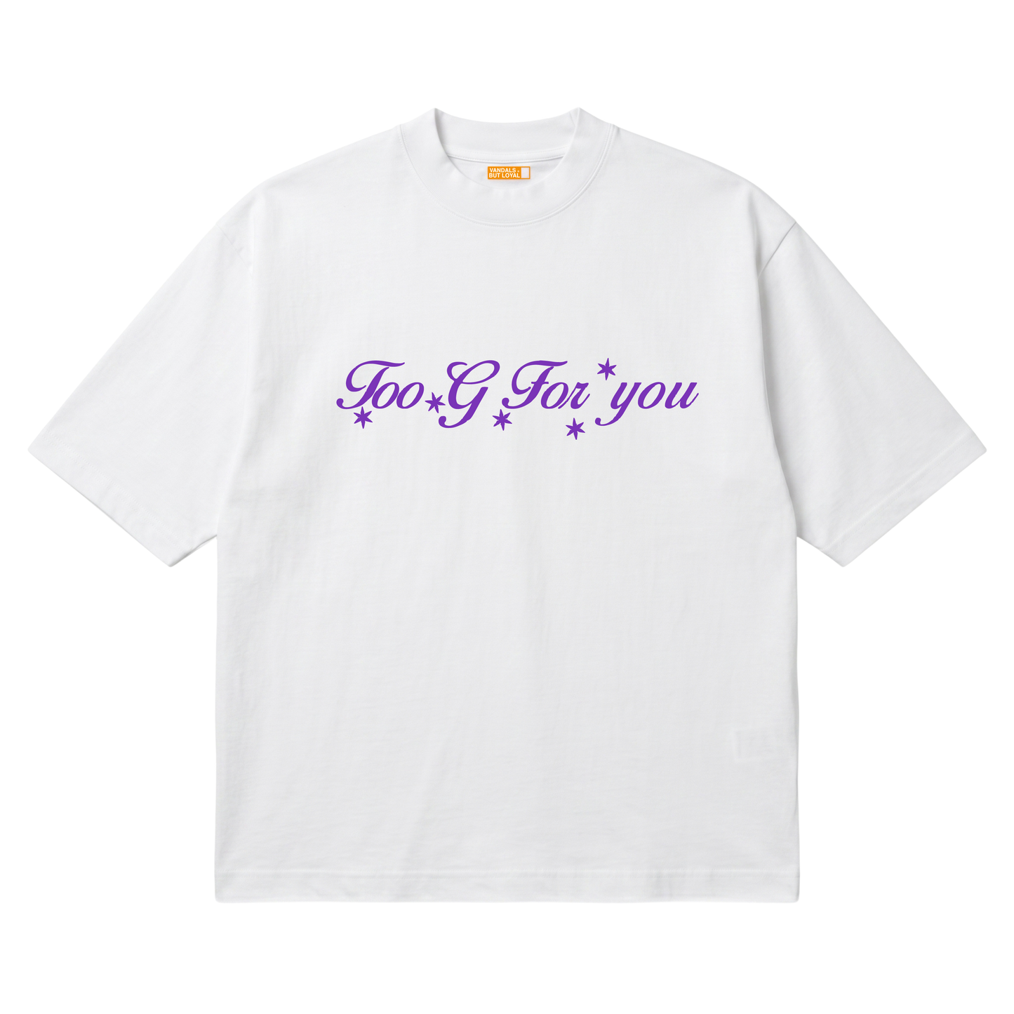 Camiseta Too G For You White/Purple