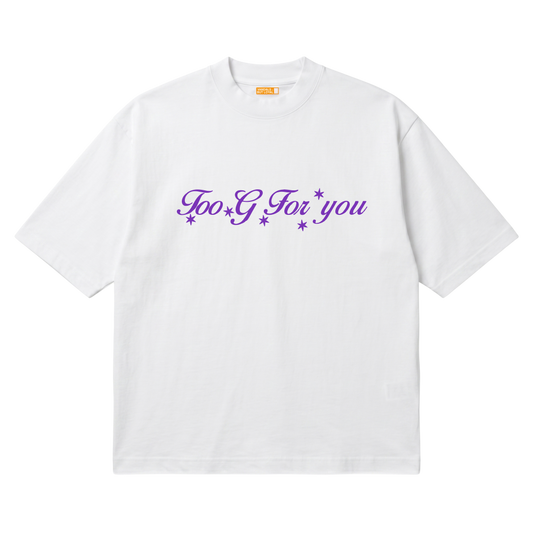 Camiseta Too G For You White/Purple