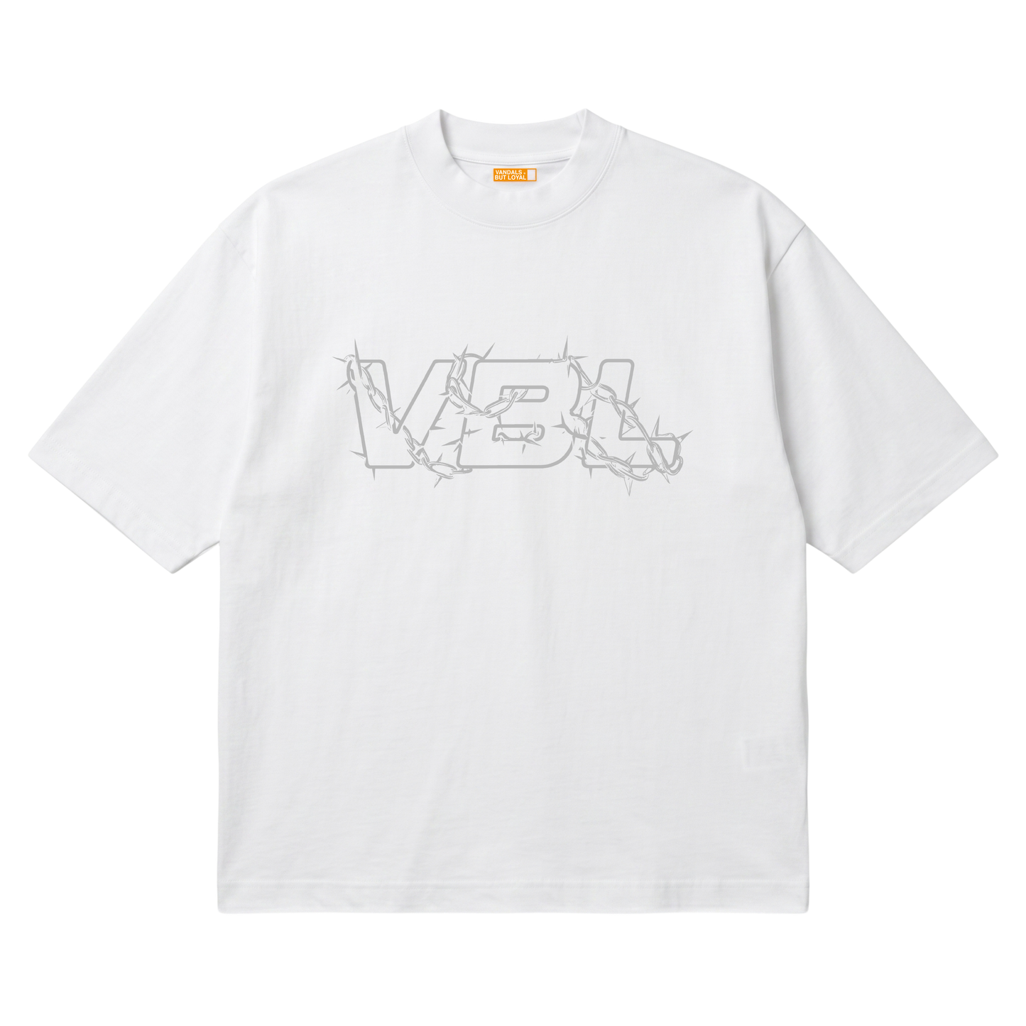 Camiseta Trapped White/Grey