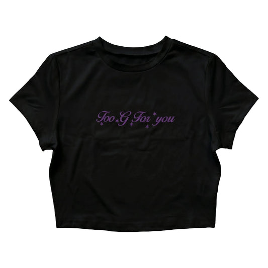 Top Too G For You Black/Purple