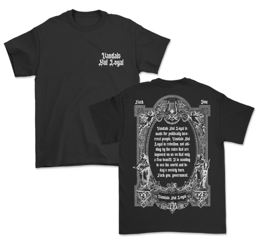 CAMISETA FCK GOVERNMENT NEGRA